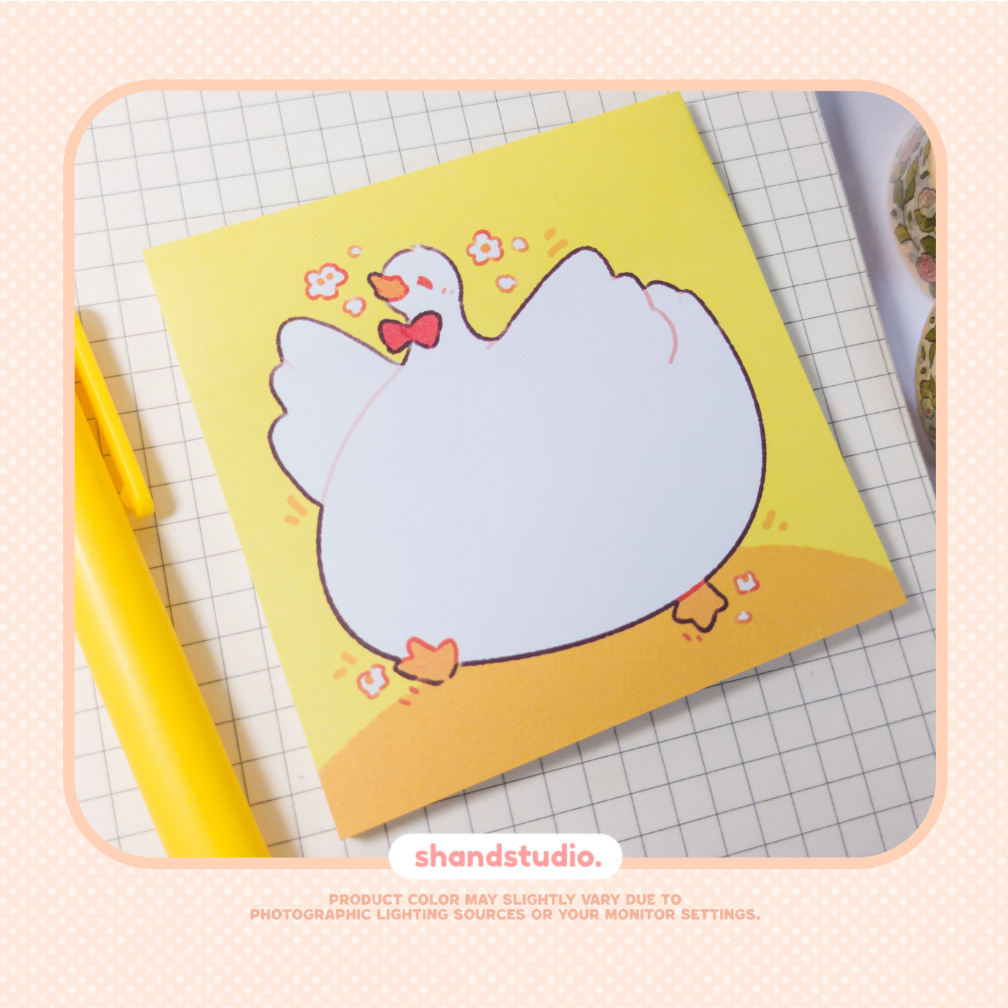 Chonky Duck 3x3in Sticky Notes