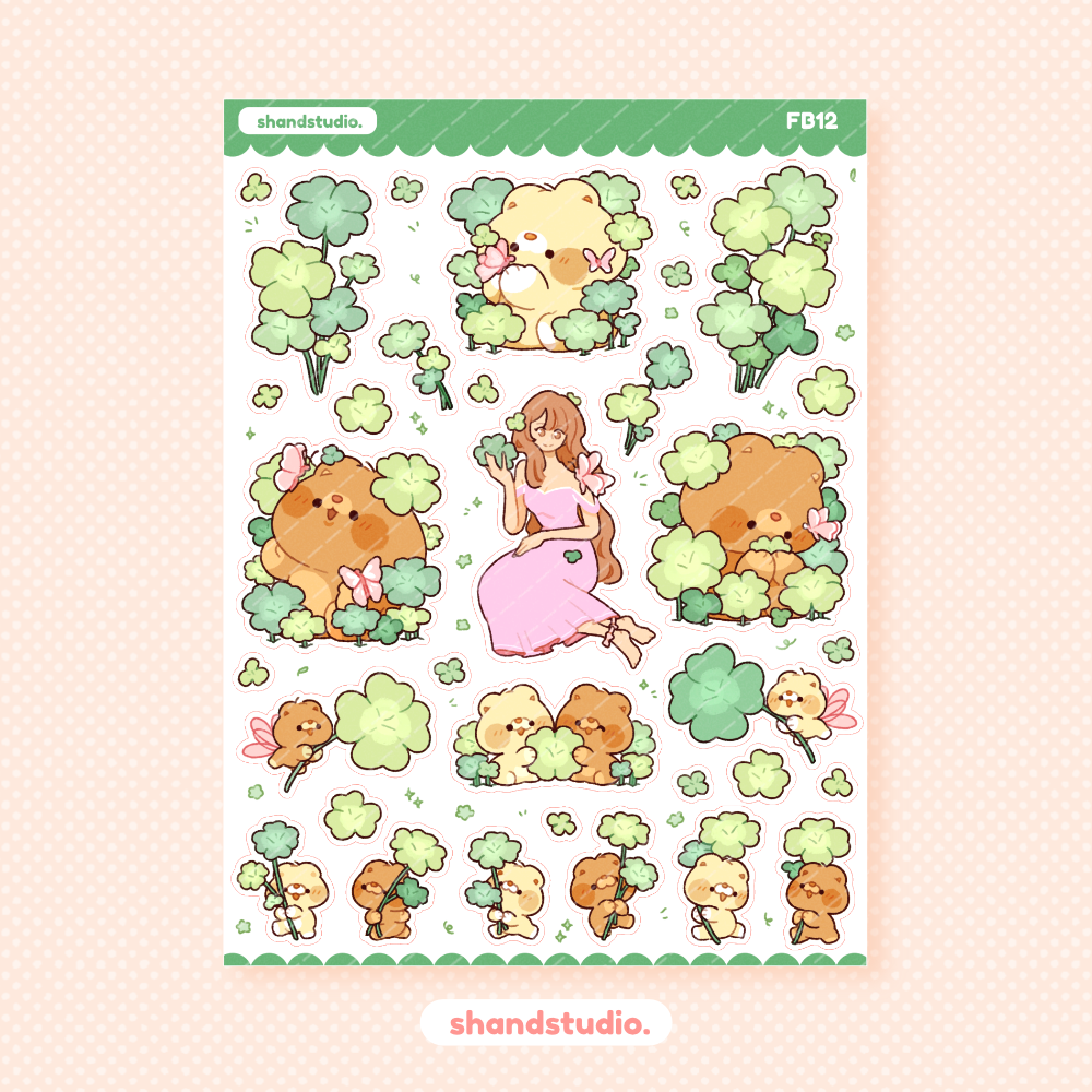 Clover Garden Sticker Sheet