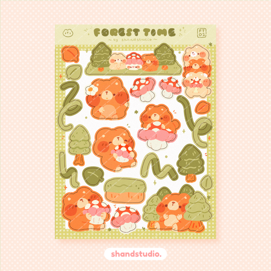 Forest Time Sticker Sheet