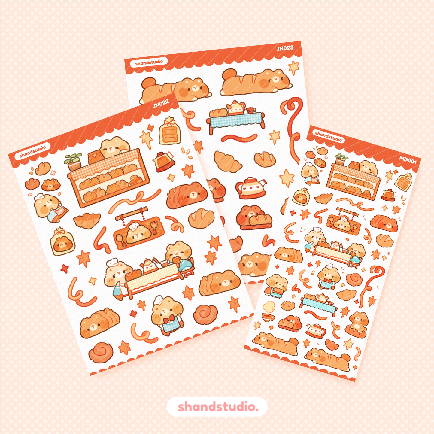 Bakery Town Mini Sticker Sheet