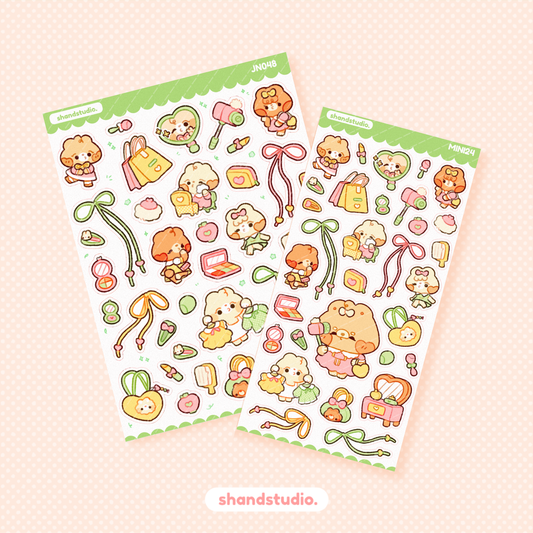 Get Ready with Me Mini Sticker Sheet