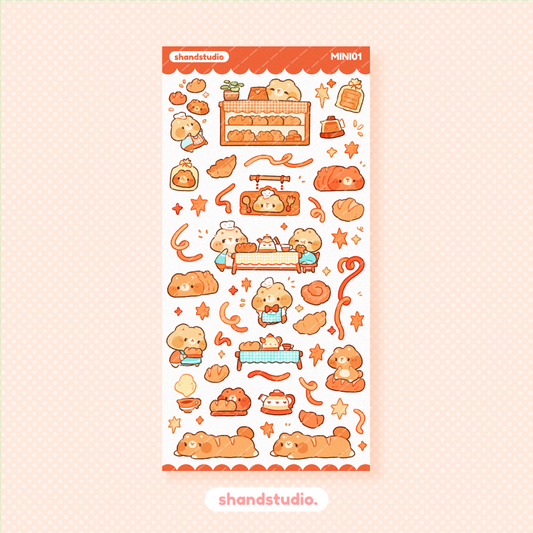 Bakery Town Mini Sticker Sheet