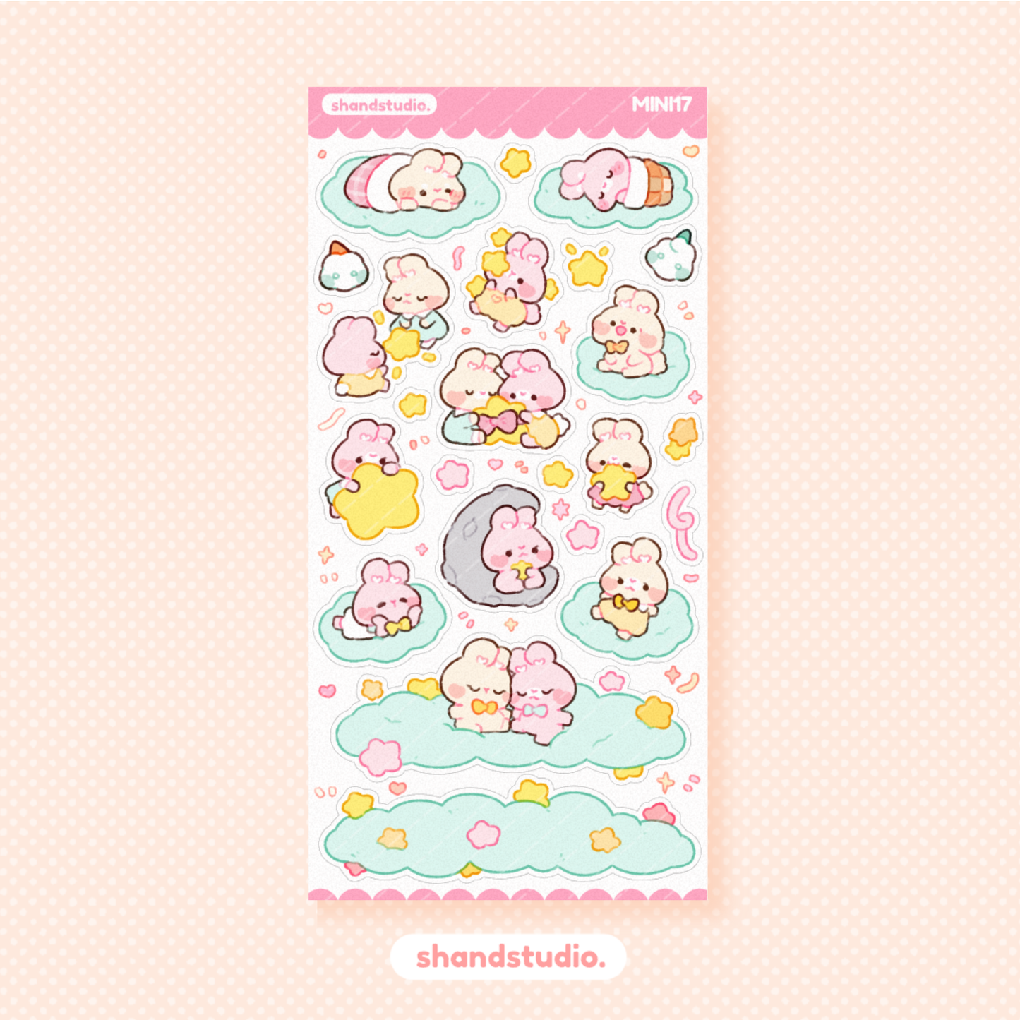 Bunny Dreams Mini Sticker Sheet