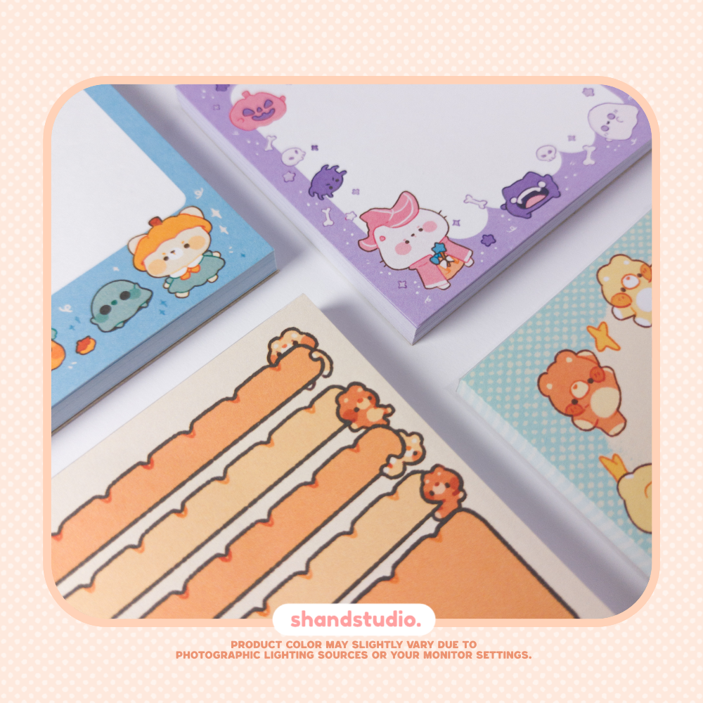 Bear Breads 3x3in Memopad