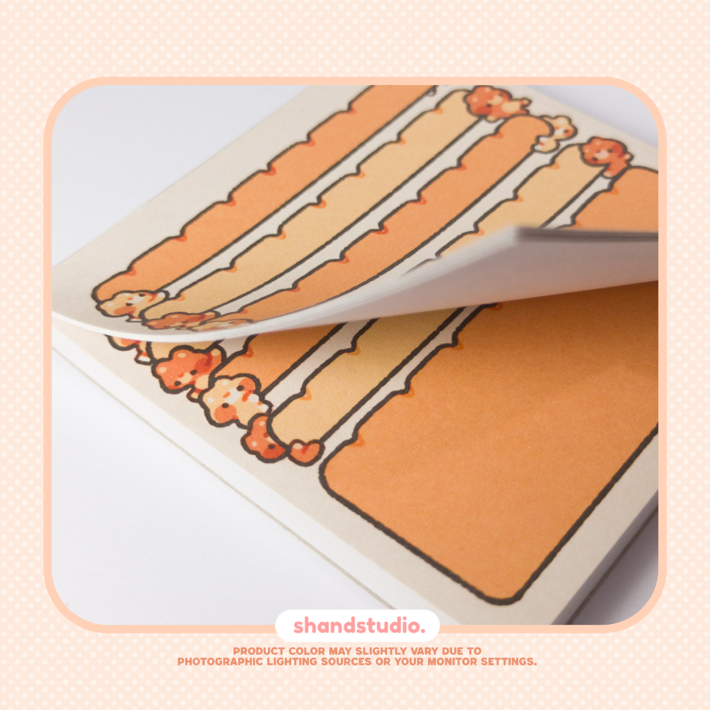Bear Breads 3x3in Memopad