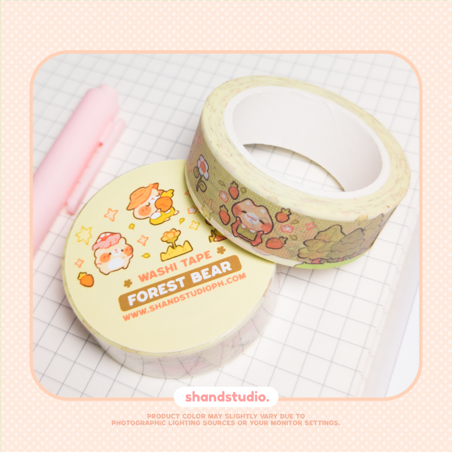 Forest Bear Washi Tape