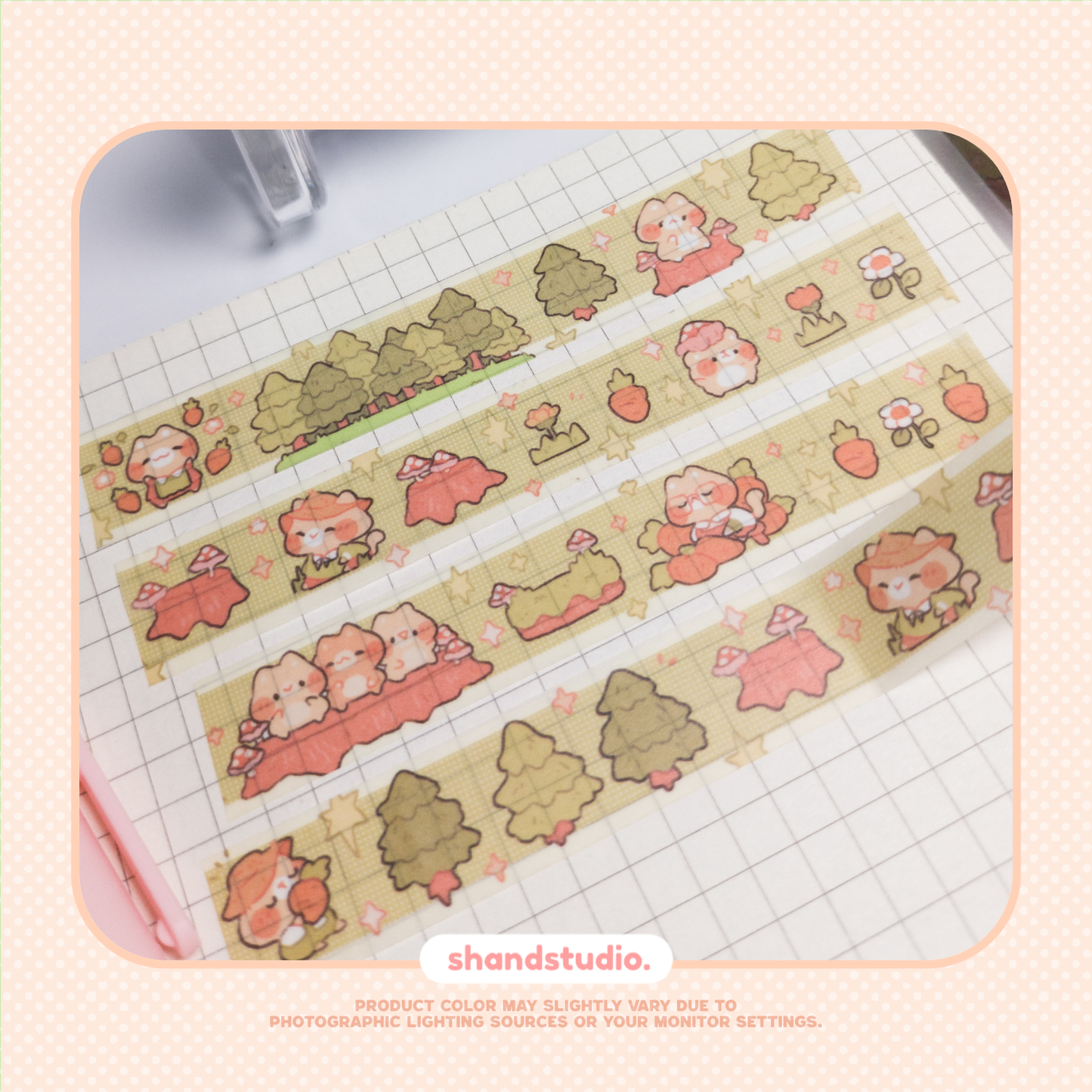 Forest Bear Washi Tape