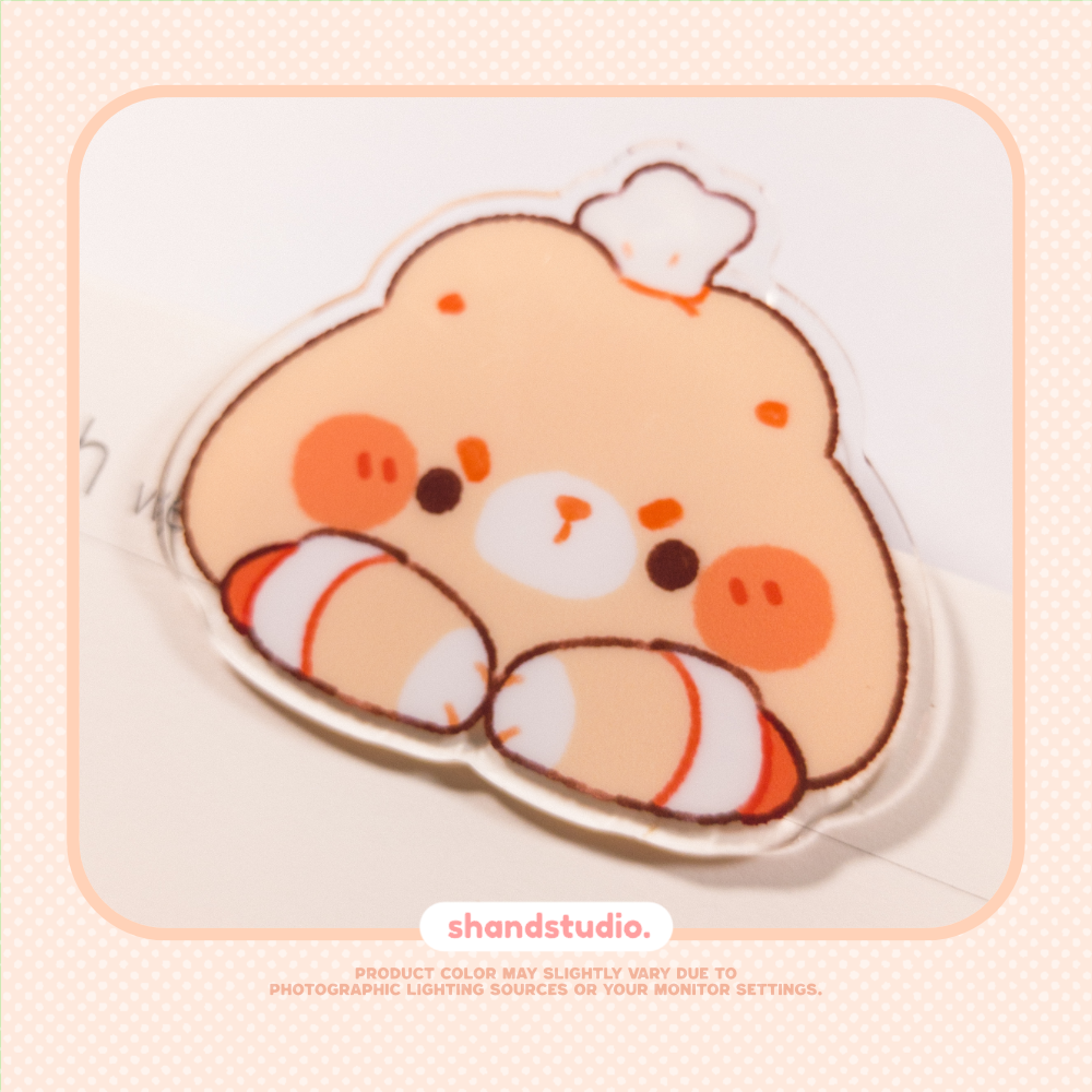 Chonky Chef Boi 2.5" Acrylic Binder Clip