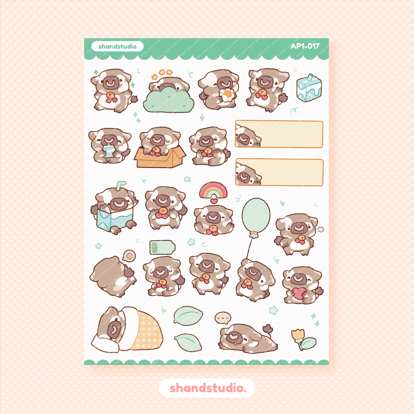 Moo Sticker Sheet