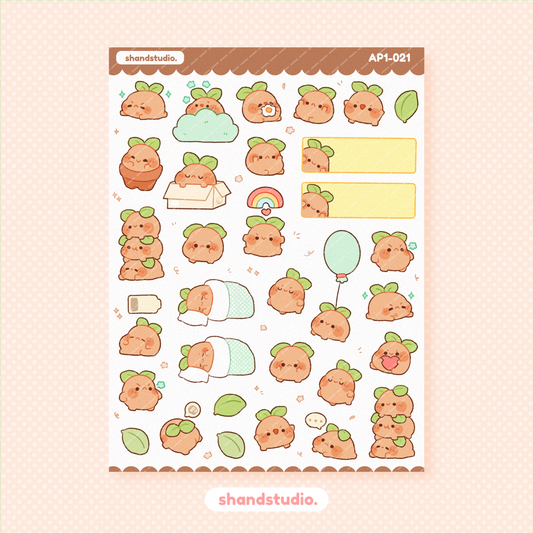 Potato Planner Sticker Sheet