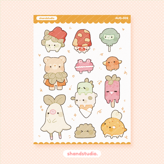 Weird Doodle Sticker Sheet