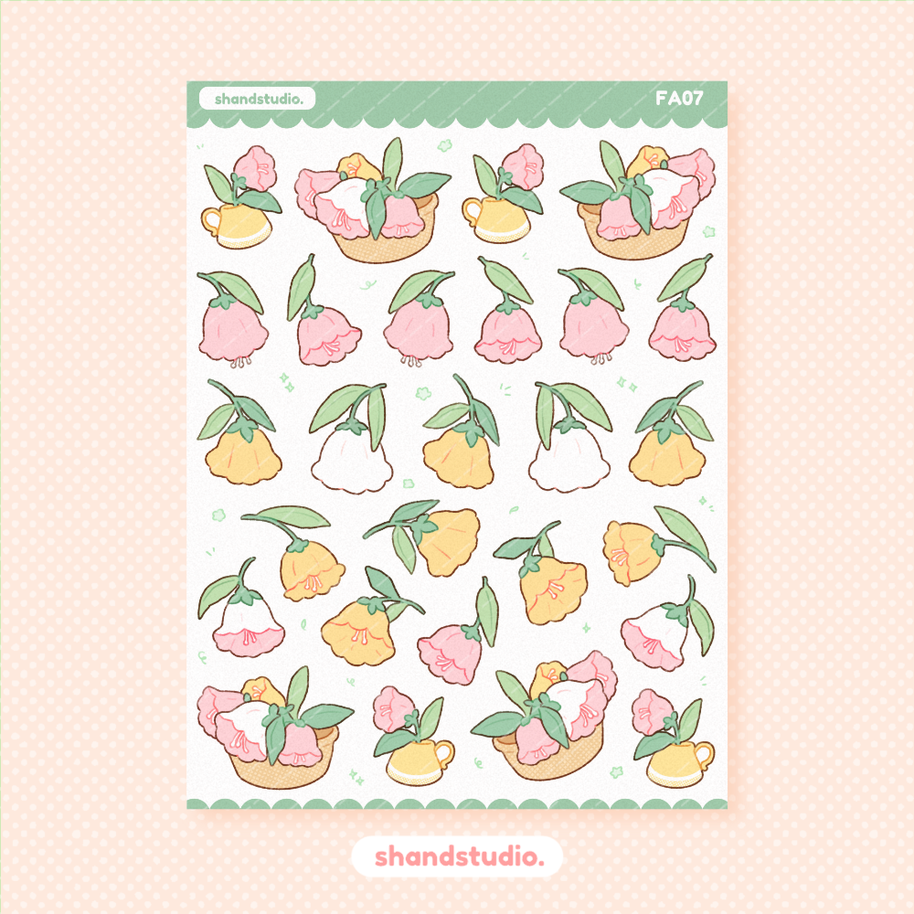 Bells Princess Sticker Sheet