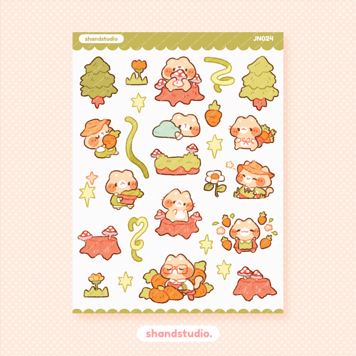 Wilderness Mini Sticker Sheet