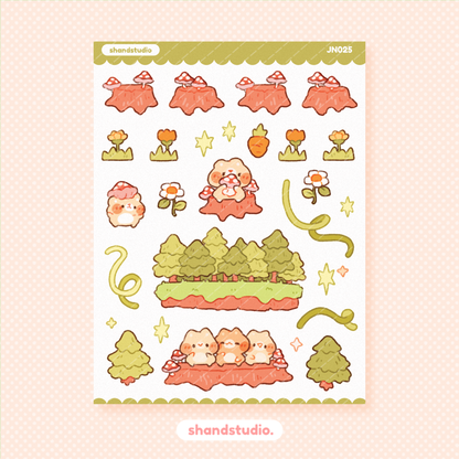 Wilderness Mini Sticker Sheet