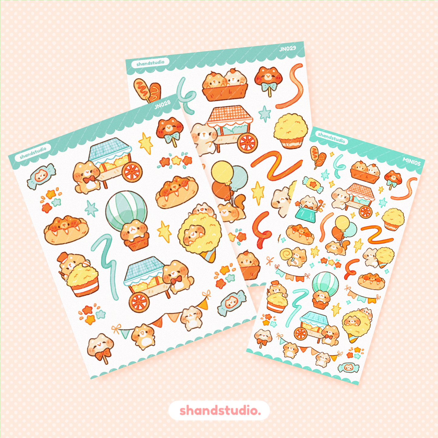 Carnival City Mini Sticker Sheet