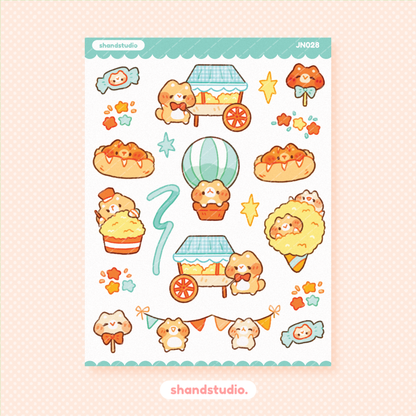 Carnival City Mini Sticker Sheet