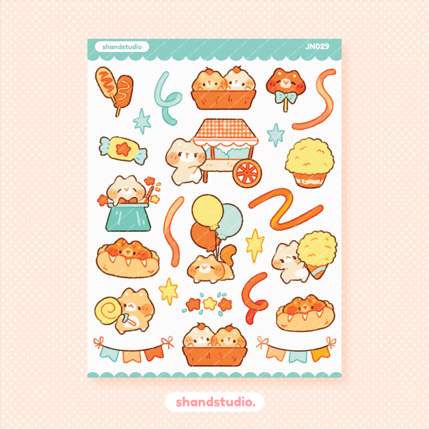 Carnival City Mini Sticker Sheet