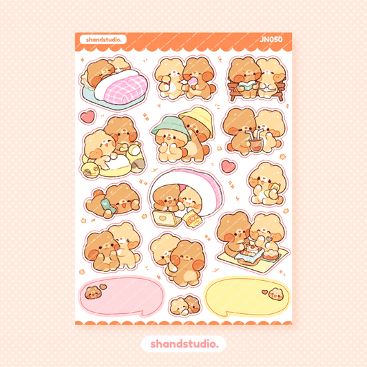 Bears Inlove Sticker Sheet