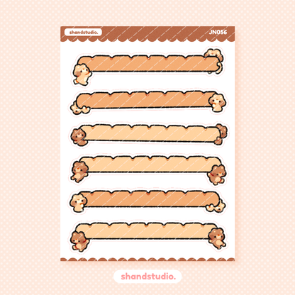 Bear Breads Mini Sticker Sheet