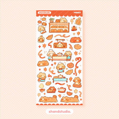 Bakery Town Mini Sticker Sheet