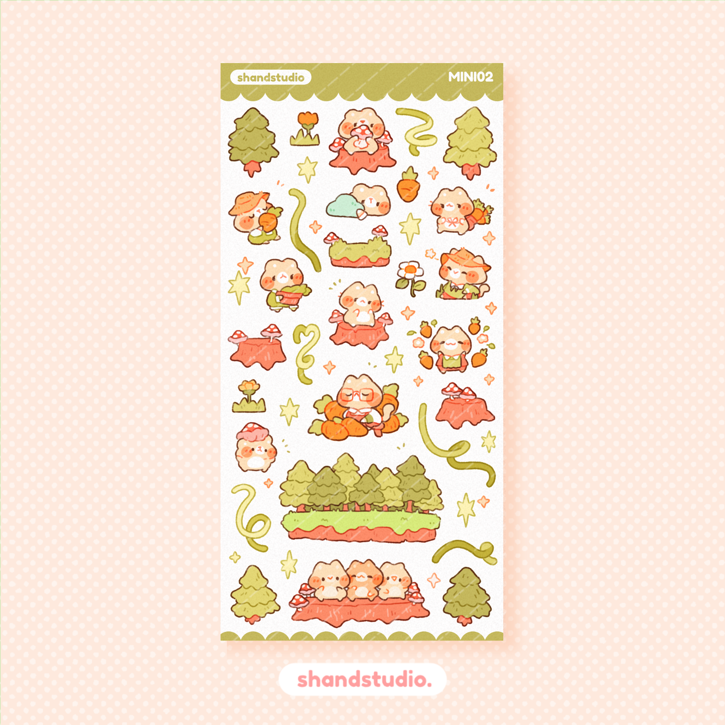 Wilderness Mini Sticker Sheet