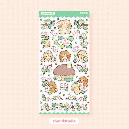 Daisy Bears Mini Sticker Sheet