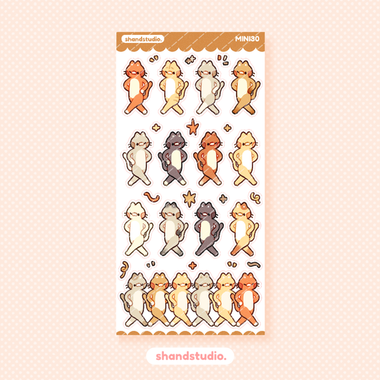 Cat Parade Mini Sticker Sheet