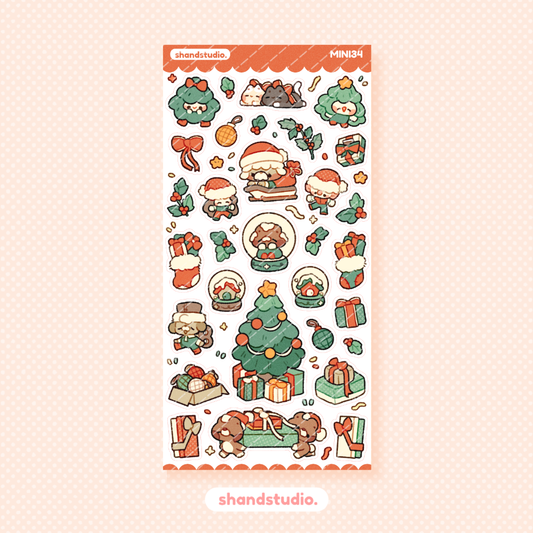 Little Christmas Friends Mini Sticker Sheet