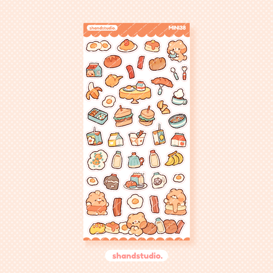 Bear’s Breakfast Bar Mini Sticker Sheet