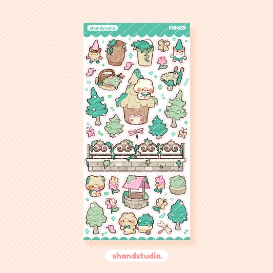 Overgrown Magical Garden Mini Sticker Sheet