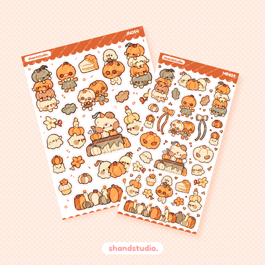 Pumpkin Babies Mini Sticker Sheet