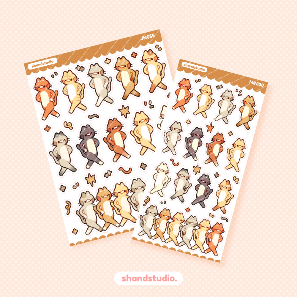 Cat Parade Mini Sticker Sheet