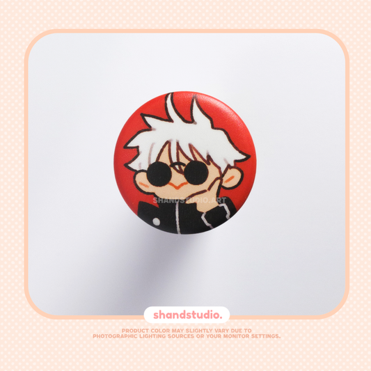 Silly Gojo and Geto 1.25" Button Pin